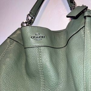 Vintage green Coach purse. New never used.